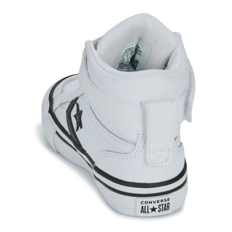 Converse PRO BLAZE STRAP LEATHER Blanc Baskets Enfant - 5