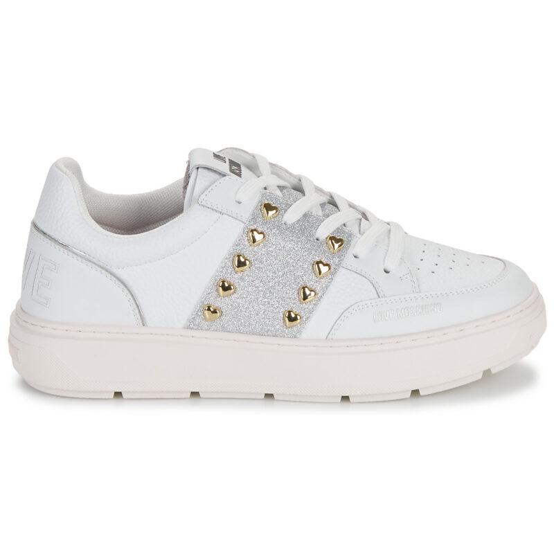 Love Moschino BOLD LOVE Wei&szlig; Sneakers Damen - 2