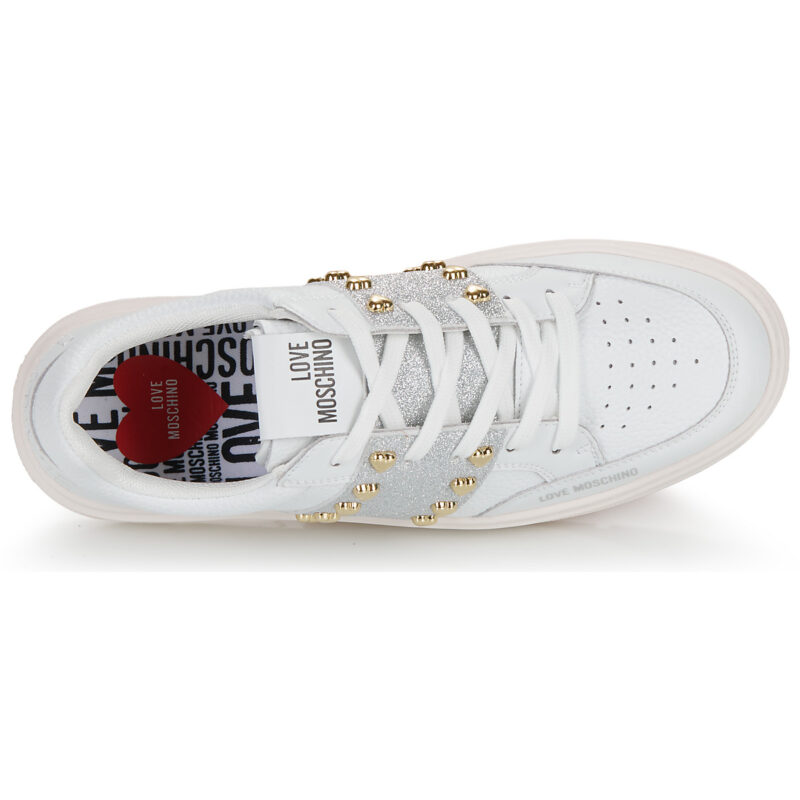 Love Moschino BOLD LOVE Wei&szlig; Sneakers Damen - 6