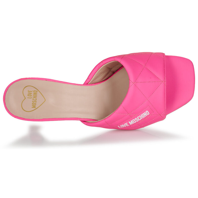 Love Moschino LOVE MOSCHINO QUILTED Rosa Ciabatta Donna - 6
