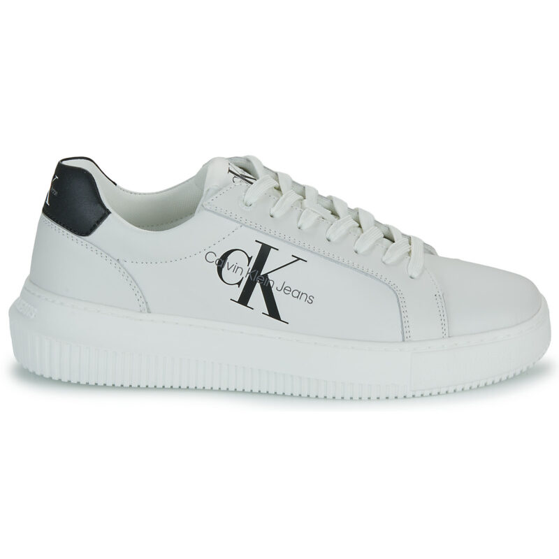 Calvin Klein Jeans CHUNKY CUPSOLE MONO LTH Bianco Sneakers basse Donna - 2
