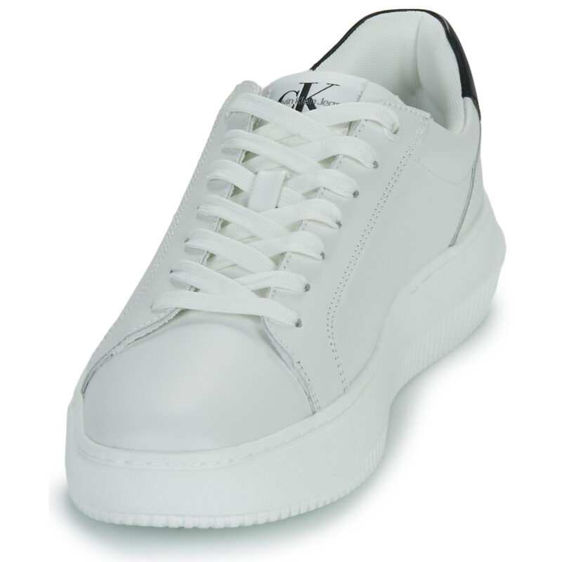 Calvin Klein Jeans CHUNKY CUPSOLE MONO LTH Bianco Sneakers basse Donna - 3
