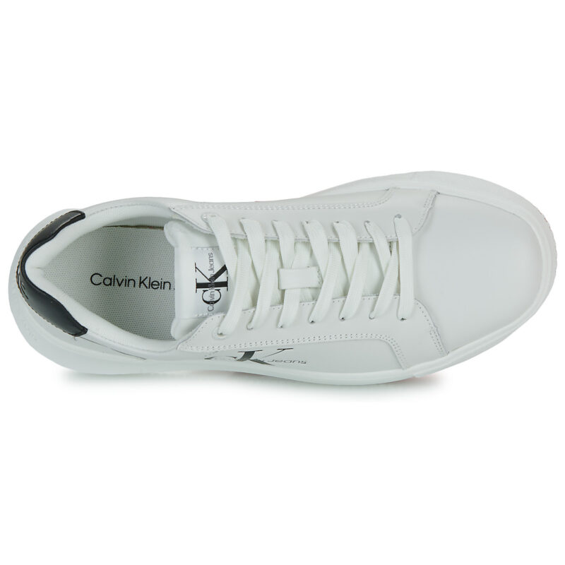 Calvin Klein Jeans CHUNKY CUPSOLE MONO LTH Bianco Sneakers basse Donna - 6
