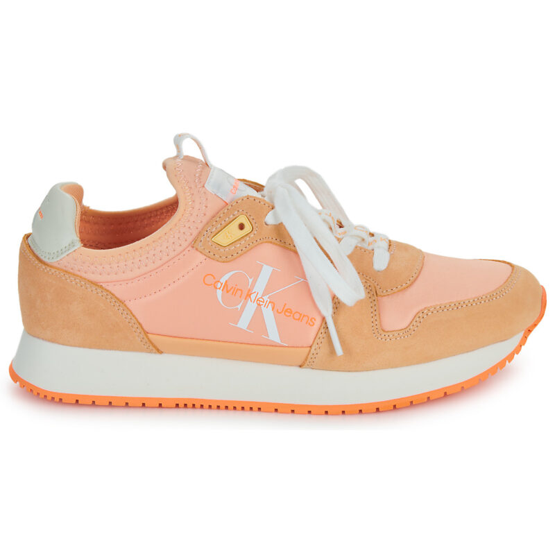 Calvin Klein Jeans RUNNER SOCK LACEUP NY-LTH Rosa Sneakers basse Donna - 2