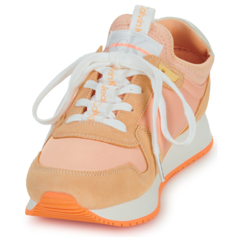 Calvin Klein Jeans RUNNER SOCK LACEUP NY-LTH Rosa Sneakers basse Donna - 3