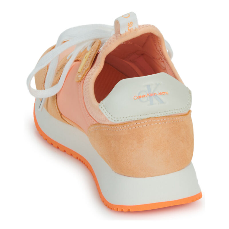 Calvin Klein Jeans RUNNER SOCK LACEUP NY-LTH Rosa Sneakers basse Donna - 5