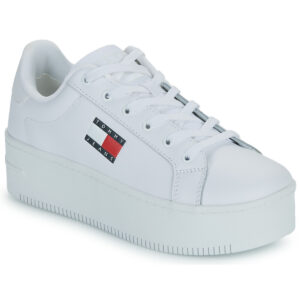 Tommy Jeans  TJW FLATFORM ESS  Bianco -  Sneakers basse Donna