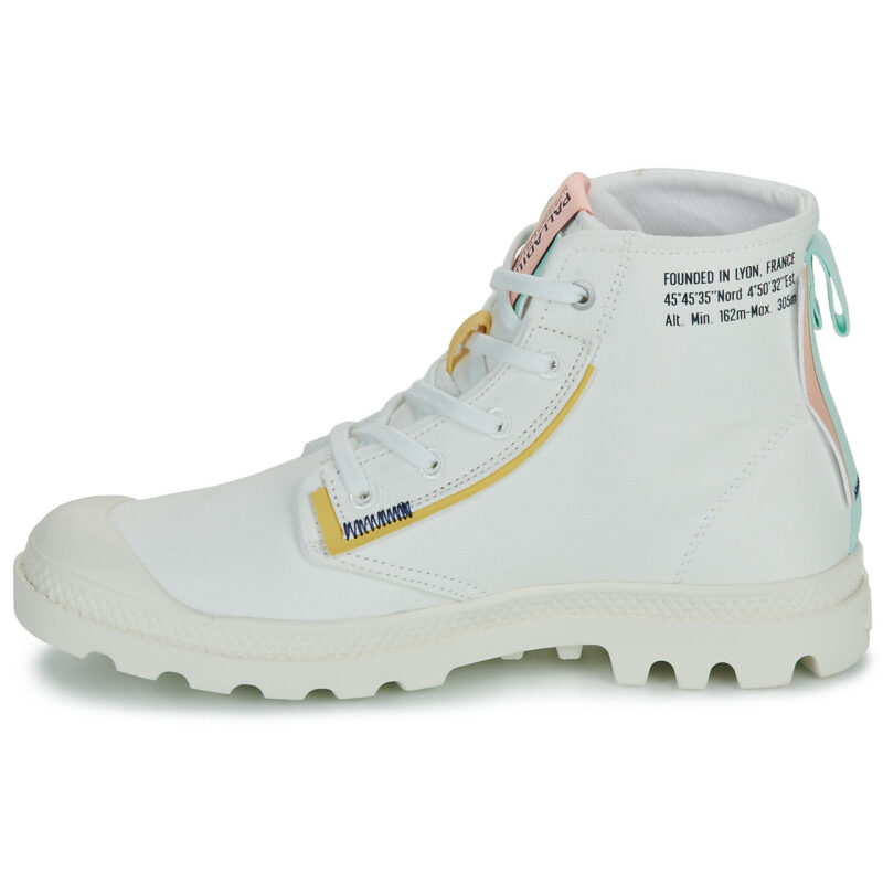 Palladium  PAMPA UNDERLAYER  Bianco -  Sneakers alte Donna - 4