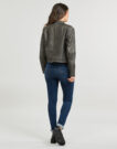 Giacca in pelle Only ONLMINDY Nero Giacche in pelle Donna - 4
