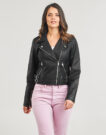 Giacca in pelle Only ONLALBA Nero Giacche in pelle Donna - 2