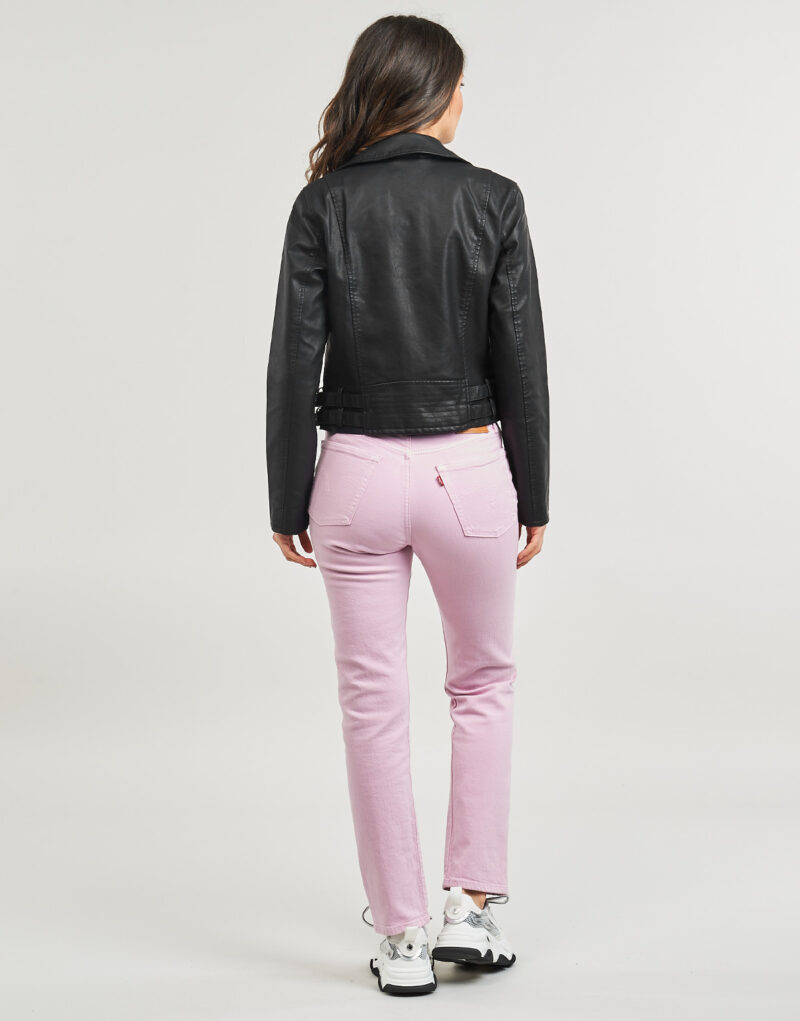 Giacca in pelle Only ONLALBA Nero Giacche in pelle Donna - 4