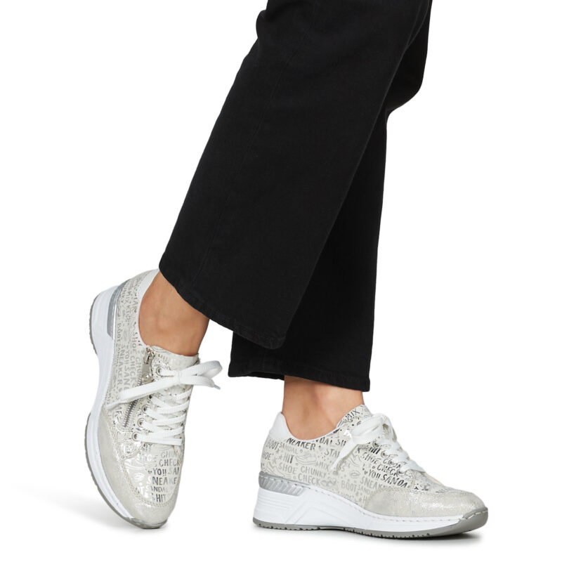 Rieker  N4316-90  Bianco -  Sneakers basse Donna - 8