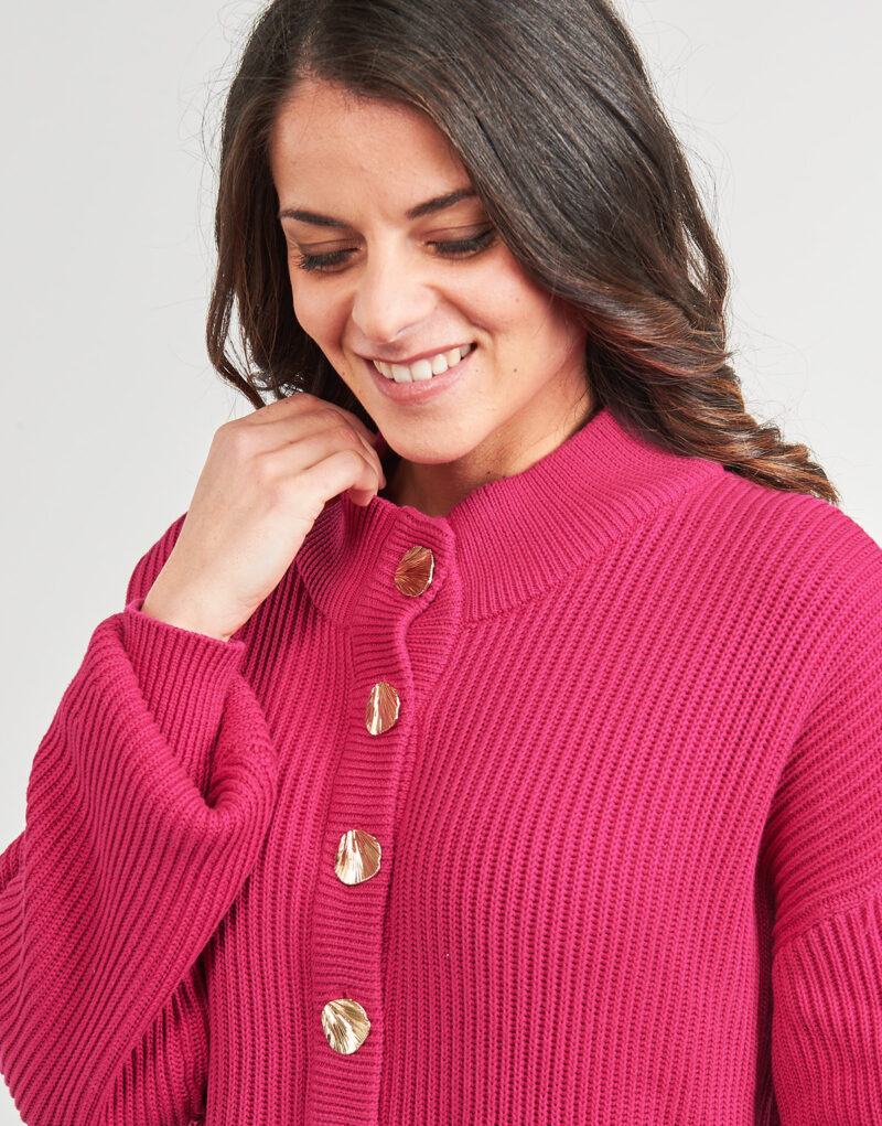 Vila VICHING Pullover Rosa Damen Pullover - 5
