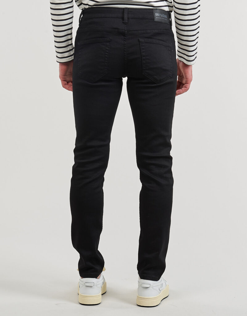 Slim-Jeans Only & Sons ONSLOOM Schwarze Slim-Jeans f&uuml;r Herren - 4