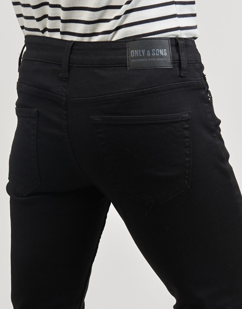 Slim-Jeans Only & Sons ONSLOOM Schwarze Slim-Jeans f&uuml;r Herren - 5