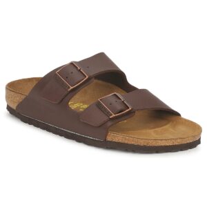 BIRKENSTOCK  Arizona Birko-flor / Nero / Marrone / Stretto - Ciabatta Uomo