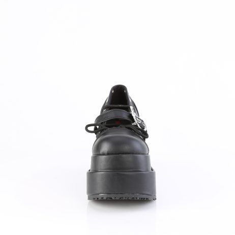 DemoniaCult BEAR-23 BEAR23/BVL Decollete Mary Jane   Plateau 11.4 Nero BEAR23/BVL