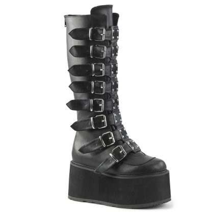 DemoniaCult Rival 106 Black Women s Boots Heel 3