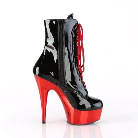 Pleaser DELIGHT-1020 DEL1020/B/RCH Tronchetti  Tacco Altissimo 15 Plateau 4.5 Nero DEL1020/B/RCH