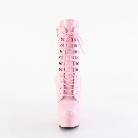 Pleaser DELIGHT-1020 DEL1020/BP/M Tronchetti  Tacco Altissimo 15 Plateau 4.5 Rosa DEL1020/BP/M