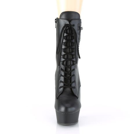 Pleaser DELIGHT-1020PK DEL1020PK/BPU/M Tronchetti  Tacco Altissimo 15 Plateau 4.5 Nero DEL1020PK/BPU/M