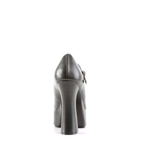 DemoniaCult DOLLY-50 DOL50/B/PU Decollete  Tacco 12 Plateau 3.8 Nero DOL50/B/PU