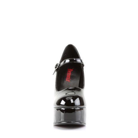 DemoniaCult DOLLY-50 DOL50/B Decollete  Tacco 12 Plateau 3.8 Nero DOL50/B