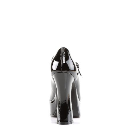 DemoniaCult DOLLY-50 DOL50/B Decollete  Tacco 12 Plateau 3.8 Nero DOL50/B