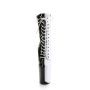 Pleaser FLAMINGO-1040TT FLAM1040TT/B-W/M Tronchetti  Tacco Altissimo 20 Plateau 10.0 Nero FLAM1040TT/B-W/M