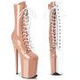 Pleaser FLAMINGO-1040TT FLAM1040TT/BH-W/M Tronchetti  Tacco Altissimo 20 Plateau 10.0 Bianco FLAM1040TT/BH-W/M
