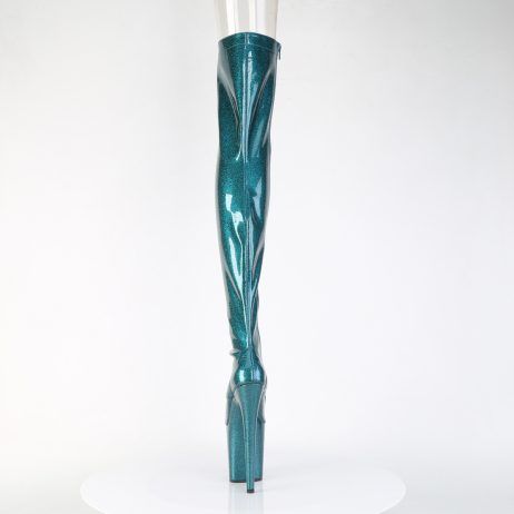 Pleaser FLAMINGO-3021GP FLAM3021GP/TLG/M Stivali Sopra il Ginocchio  Tacco Altissimo 20 Plateau 10.0  FLAM3021GP/TLG/M