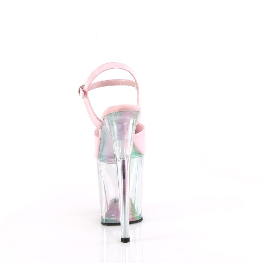 Pleaser FLAMINGO-809HT FLAM809HT/BPHG/HG Sandali con Cinturino  Tacco Altissimo 20 Plateau 10.0 Rosa FLAM809HT/BPHG/HG