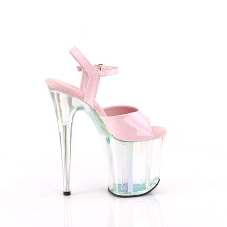 Pleaser FLAMINGO-809HT FLAM809HT/BPHG/HG Sandali con Cinturino  Tacco Altissimo 20 Plateau 10.0 Rosa FLAM809HT/BPHG/HG