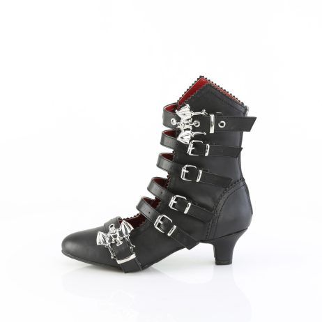 DemoniaCult FLORA-1035 FLO1035/BVL Decollete Mary Jane  Tacco 5 Nero FLO1035/BVL