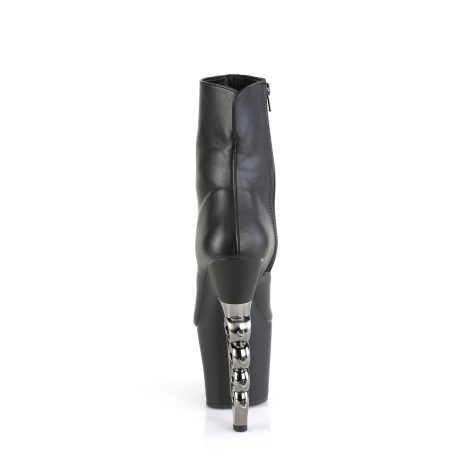 Pleaser IRONGRIP-1042 IRGP1042/BPU/B-SCH Tronchetti  Tacco Altissimo 17 Plateau 8.3 Nero IRGP1042/BPU/B-SCH