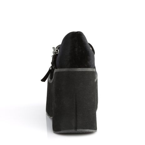 DemoniaCult KERA-10 KERA10/BVEL Decollete Mary Jane   Plateau 11.4 Nero KERA10/BVEL