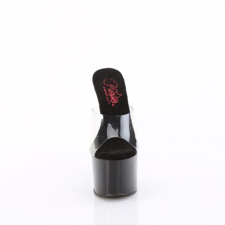 Pleaser PASSION-701 PASN701/C/B Sabot Donna  Tacco Altissimo 17 Plateau 7.0 Nero PASN701/C/B