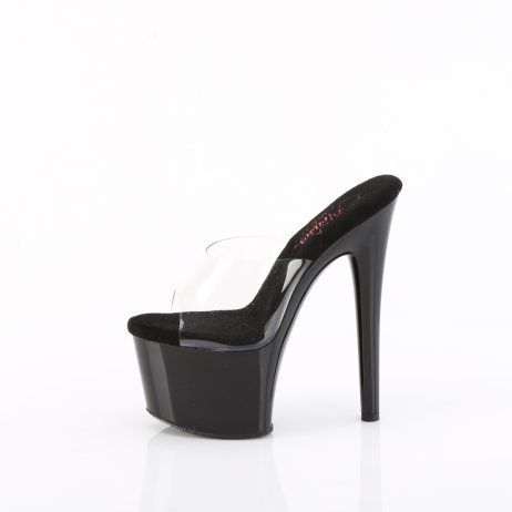 Pleaser PASSION-701 PASN701/C/B Sabot Donna  Tacco Altissimo 17 Plateau 7.0 Nero PASN701/C/B