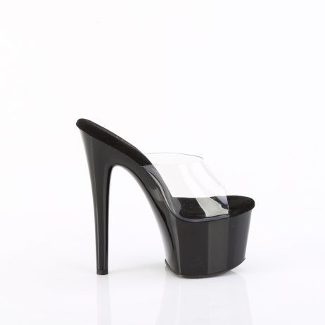 Pleaser PASSION-701 PASN701/C/B Sabot Donna  Tacco Altissimo 17 Plateau 7.0 Nero PASN701/C/B