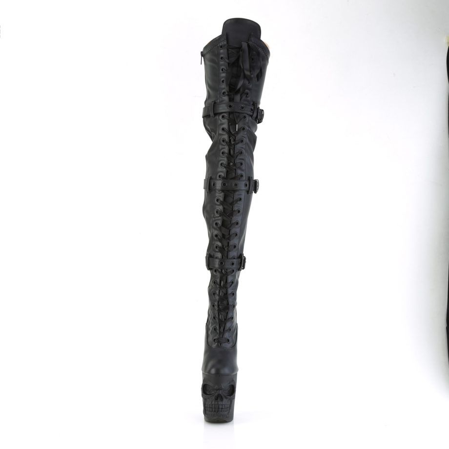 Pleaser RAPTURE-3028 RAPT3028/BPU/M Stivali Sopra il Ginocchio  Tacco Altissimo 20 Plateau 10.0 Nero RAPT3028/BPU/M