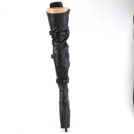 Pleaser RAPTURE-3028 RAPT3028/BPU/M Stivali Sopra il Ginocchio  Tacco Altissimo 20 Plateau 10.0 Nero RAPT3028/BPU/M