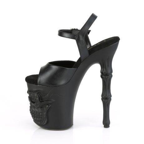 Pleaser RAPTURE-809 RAPT809/BPU/M Sandali con Cinturino  Tacco Altissimo 20 Plateau 10.0 Nero RAPT809/BPU/M