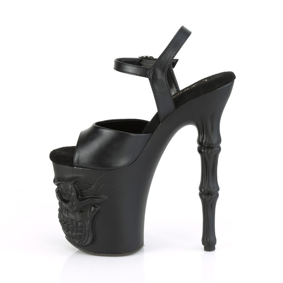 Pleaser RAPTURE-809 RAPT809/BPU/M Sandali con Cinturino  Tacco Altissimo 20 Plateau 10.0 Nero RAPT809/BPU/M