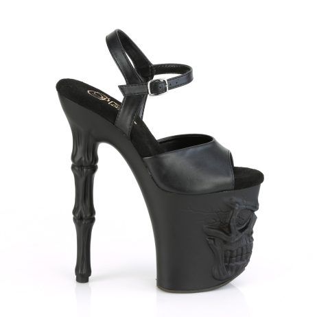 Pleaser RAPTURE-809 RAPT809/BPU/M Sandali con Cinturino  Tacco Altissimo 20 Plateau 10.0 Nero RAPT809/BPU/M