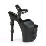 Pleaser RAPTURE-809 RAPT809/BPU/M Sandali con Cinturino  Tacco Altissimo 20 Plateau 10.0 Nero RAPT809/BPU/M
