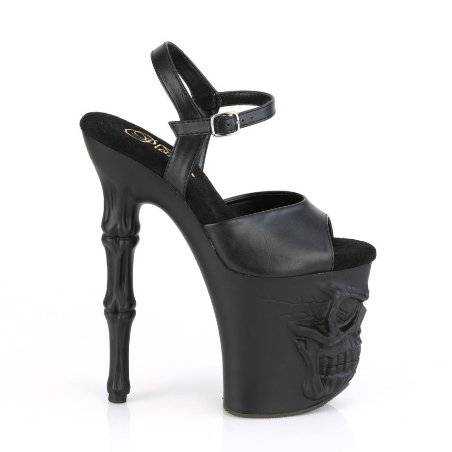 Pleaser RAPTURE-809 RAPT809/BPU/M Sandali con Cinturino  Tacco Altissimo 20 Plateau 10.0 Nero RAPT809/BPU/M