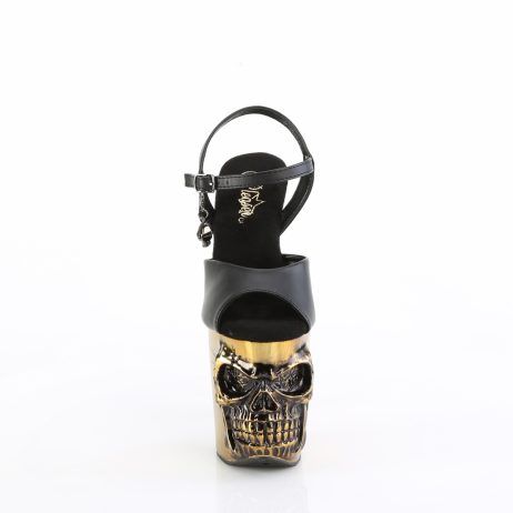 Pleaser RAPTURE-809-LT RAPT809-LT/BPU/BASCH Sandali con Cinturino  Tacco Altissimo 20 Plateau 10.0 Nero RAPT809-LT/BPU/BASCH