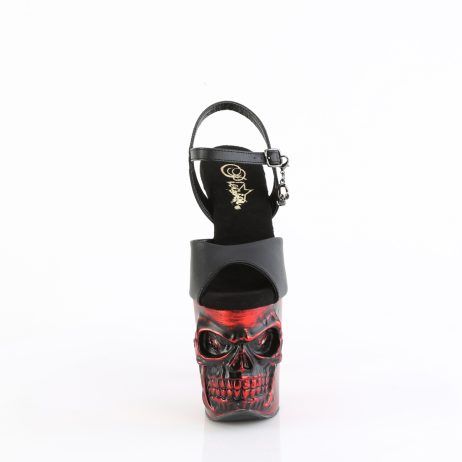 Pleaser RAPTURE-809-LT RAPT809-LT/BPU/RCH Sandali con Cinturino  Tacco Altissimo 20 Plateau 10.0 Nero RAPT809-LT/BPU/RCH
