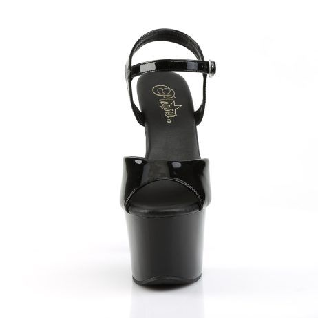 Pleaser SKY-309VL SKY309VL/B/M Sandali con Cinturino  Tacco Altissimo 17 Plateau 7.0 Nero SKY309VL/B/M