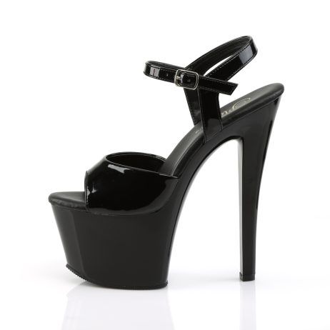 Pleaser SKY-309VL SKY309VL/B/M Sandali con Cinturino  Tacco Altissimo 17 Plateau 7.0 Nero SKY309VL/B/M